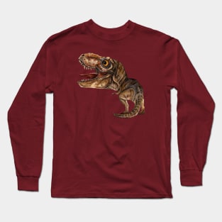 Tyrannosaurus Rex Chibi Dinosaur Long Sleeve T-Shirt